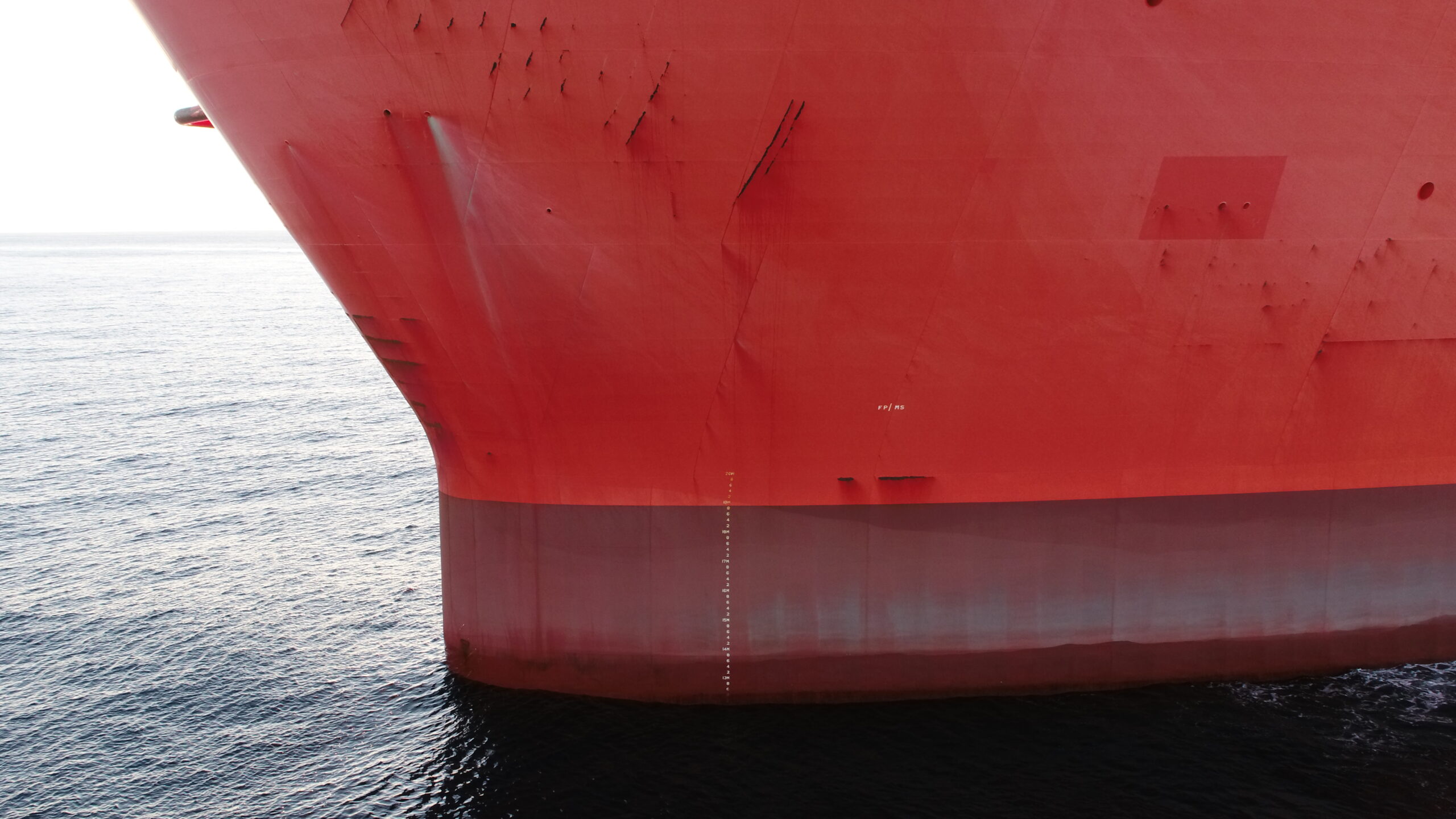 Hull captured by Axess’ drone during inspection