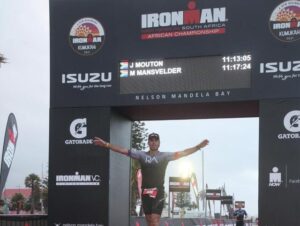 Jaco completed the Ironman African Championship with a time of 11h 13m 5s