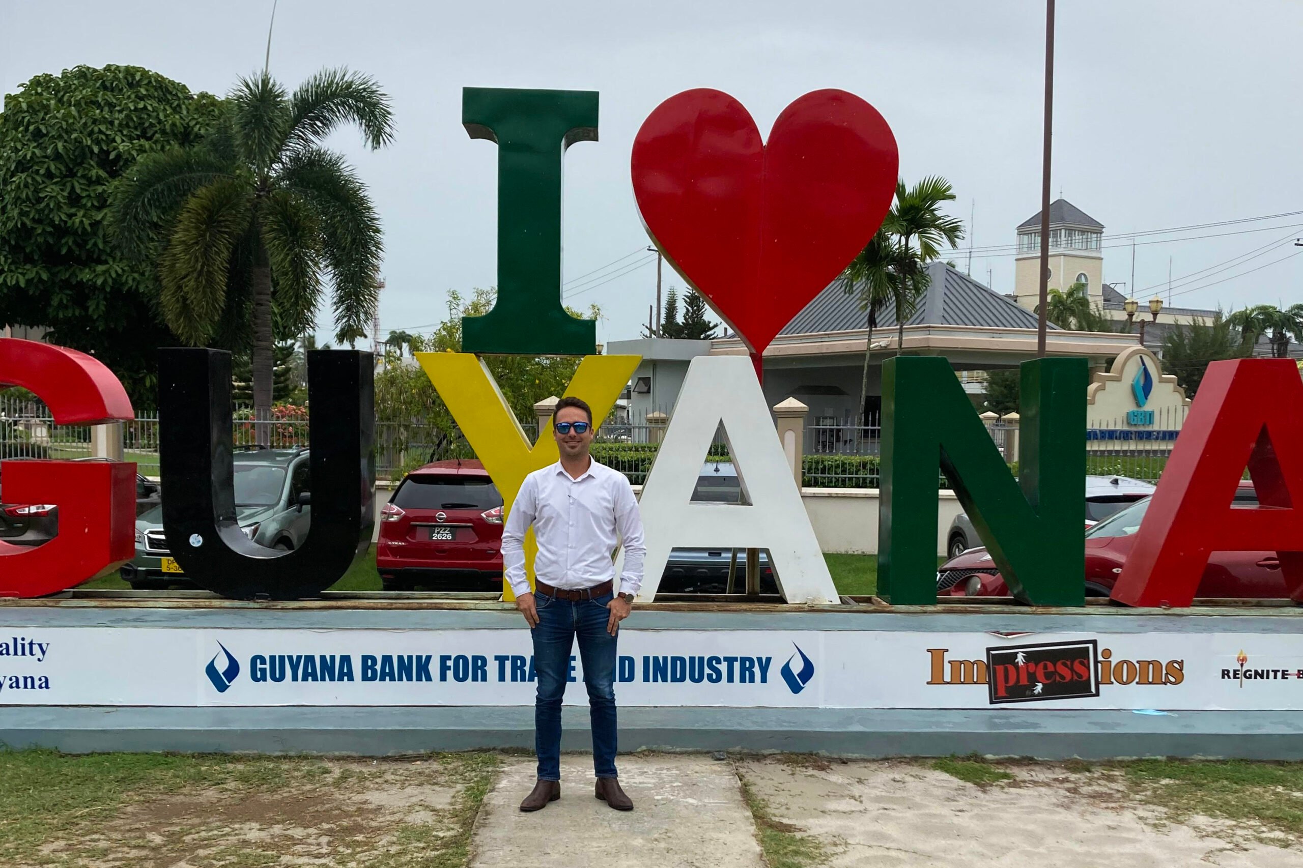 Matthew Trichardt in Georgetown, Guyana