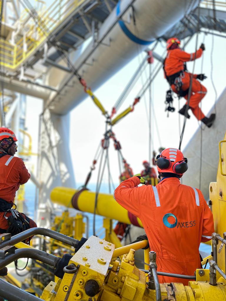Axess Group assists FPSO MIAMTE MV34's first oil in Mexico 2 Axess’ personnel aboard the FPSO MIAMTE MV34