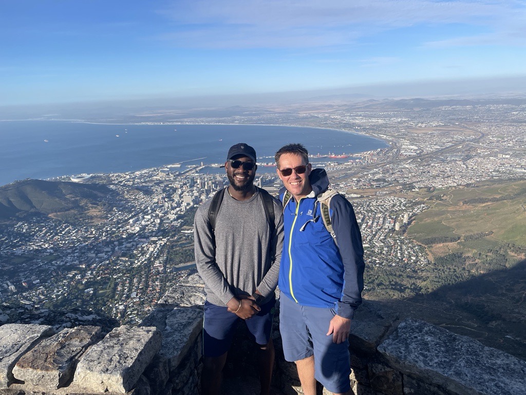 Bless with Øystein Nesse, HSSEQC Director on Table Mountain