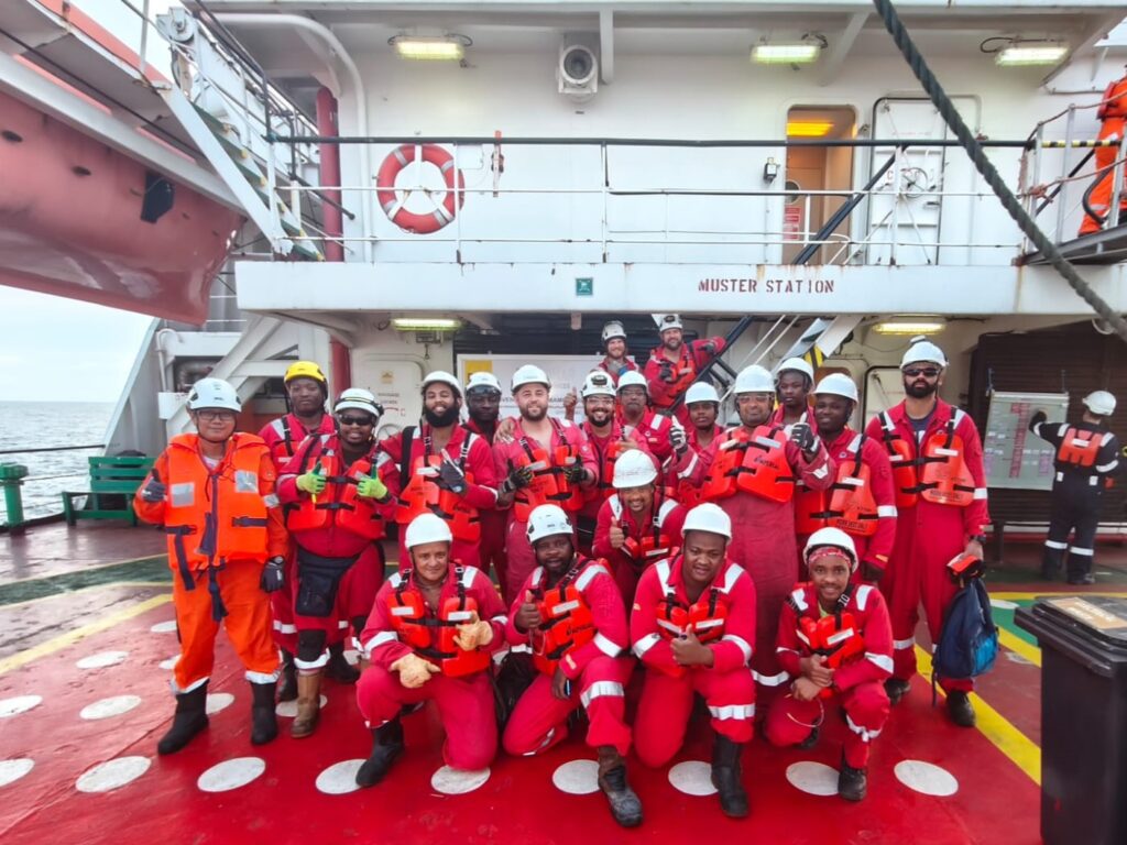 Axess team onboard
